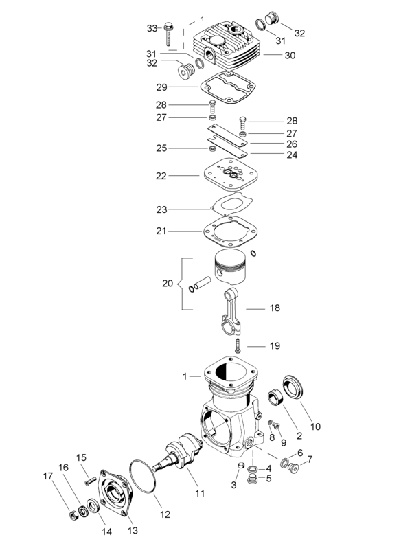 Compressor (Single Cylinder) - 4111415060