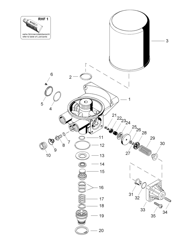 Air Dryer (Single Cannister) - 4324100310