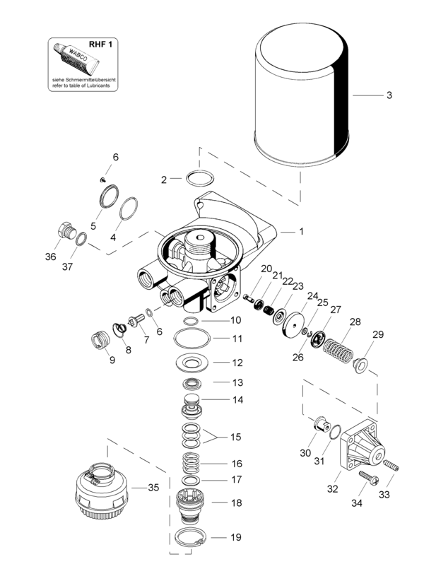 Air Dryer (Single Cannister) - 4324100640