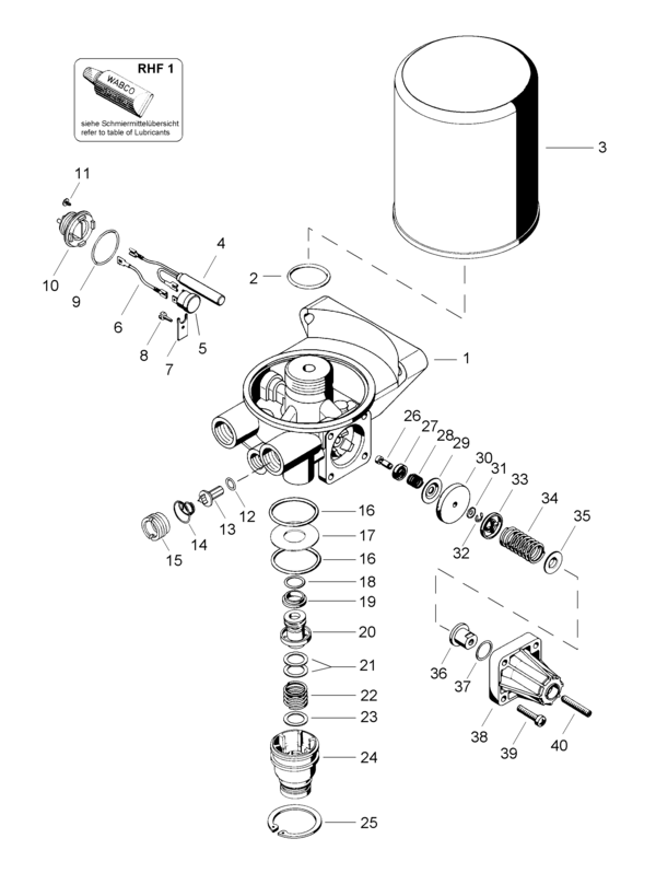 Air Dryer (Single Cannister) - 4324100420