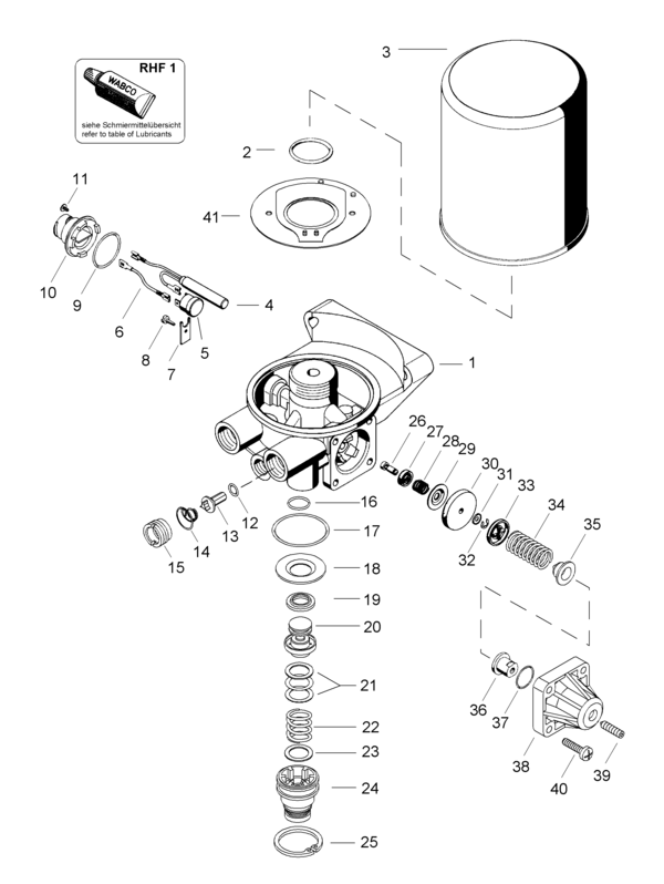 Air Dryer (Single Cannister) - 4324101120