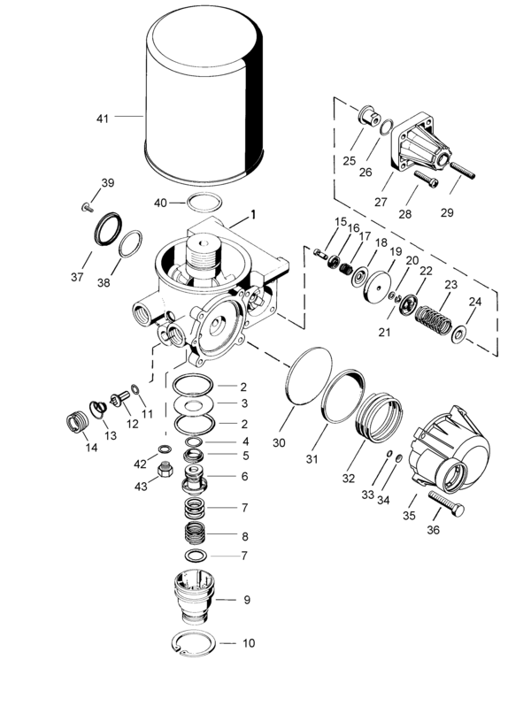 Air Dryer (Single Cannister) - 4324150150